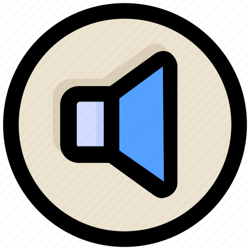 Sound, speaker, ui, ux, volume icon - Download on Iconfinder
