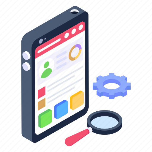 Mobile content, content design, digital content, ui, mobile interface icon - Download on Iconfinder