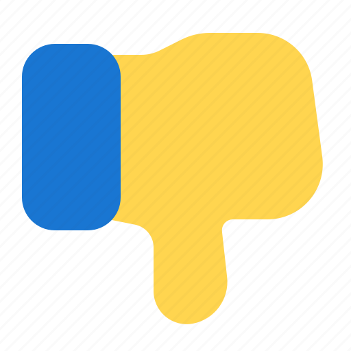 Dislike, thumbs, down, gesture, hand, finger, disagree icon - Download on Iconfinder