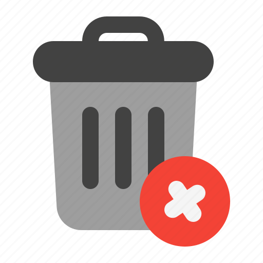 Delete, remove, trash, garbage, bin, cross, document icon - Download on Iconfinder