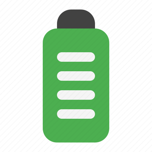Full, battery, power, energy, charge, electric, electricity icon - Download on Iconfinder