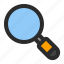search, magnifying glass, magnifier, find, optimization, zoom, view, loupe, explore 