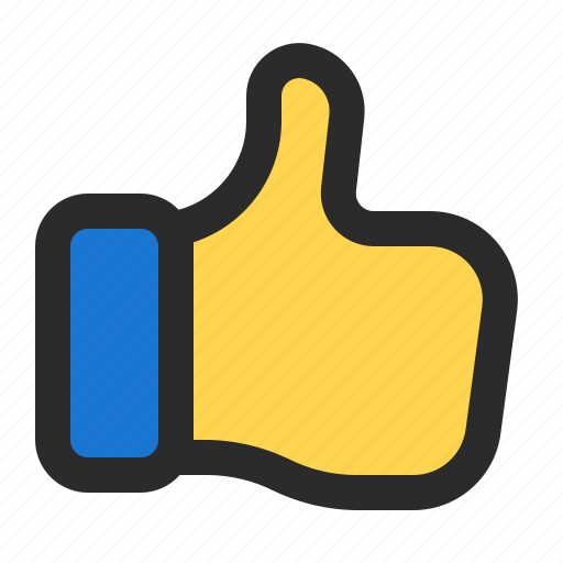 Like, hand, gesture, fingers, thumbs, up, favorite icon - Download on Iconfinder
