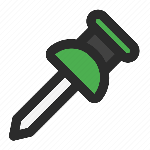 Pushpin, education, note, pin, taci, thumbtack, memo icon - Download on Iconfinder