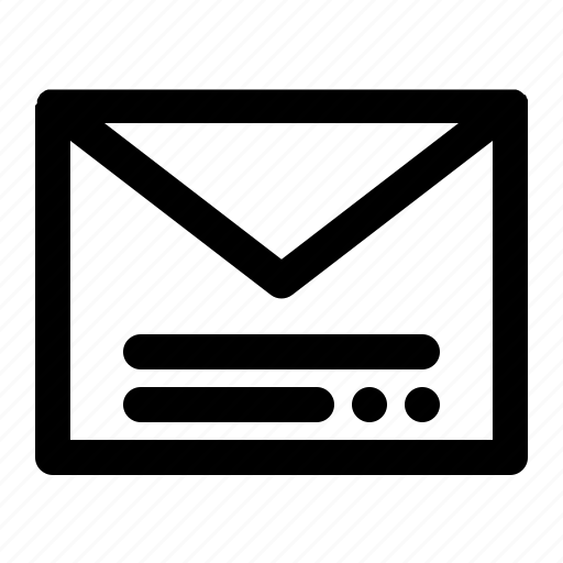 Email, envelope, mail message, message, message text icon - Download on Iconfinder