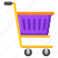 shopping, cart, basket, trolley 