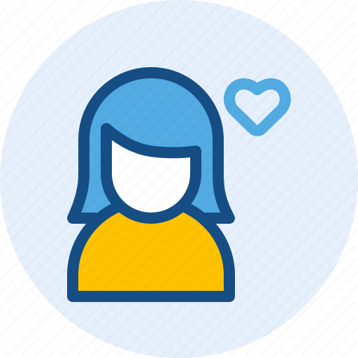 Like, persona, user, women icon - Download on Iconfinder