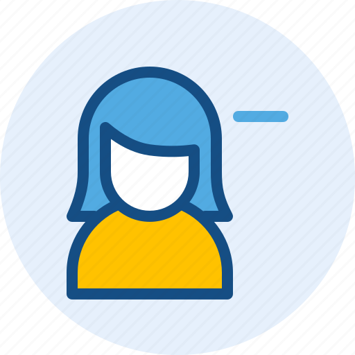 Persona, remove, user, women icon - Download on Iconfinder