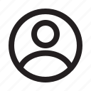circle, shape, arrow, user, avatar
