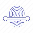 biometric, fingerprint, identification, scan, sensor, user