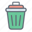 trash, can, bin, cancel, remove 
