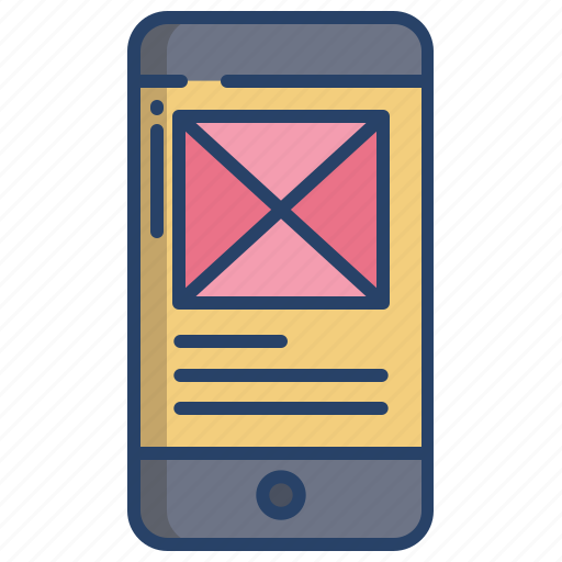 Mobile, wireframe icon - Download on Iconfinder