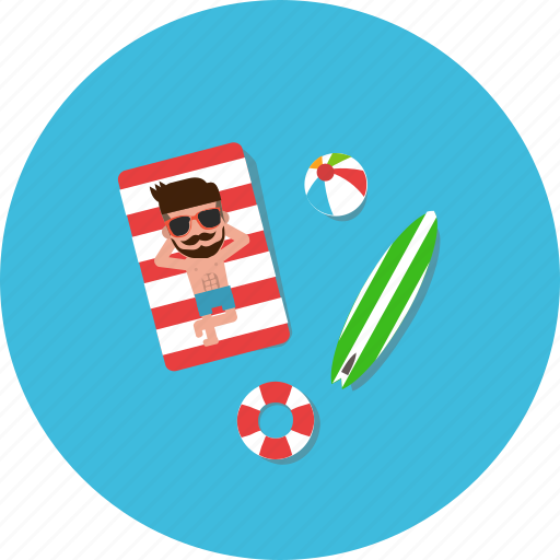 Beach, sea, surfboard, tourist, transportation, travel, vacation icon - Download on Iconfinder