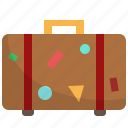 bag, briefcase, luggage, suicase, travel, vacation