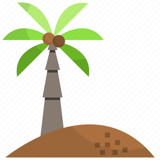 Coconut, island, landscape, nature, travel icon - Download on Iconfinder