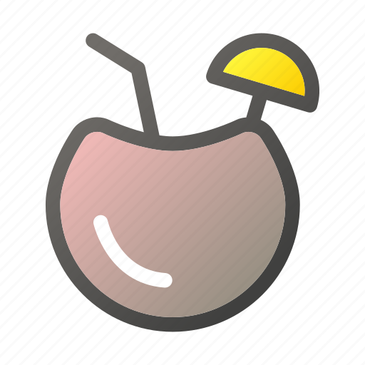 Coconut, drink, holiday, refreshing, travel, water icon - Download on Iconfinder