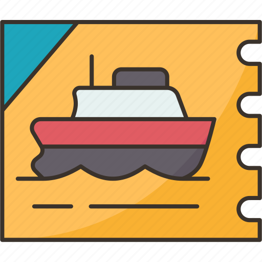 Cruise, ticket, travel, vacation, passenger icon - Download on Iconfinder