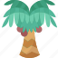 palm, tree, beach, vacation, tropical 