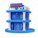 hotel, building, vacation, house