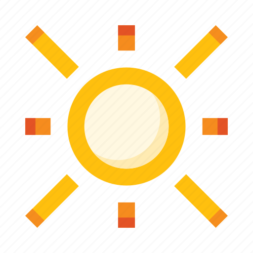Sun, weather, sunny, sunshine, summer, warm, heat icon - Download on Iconfinder