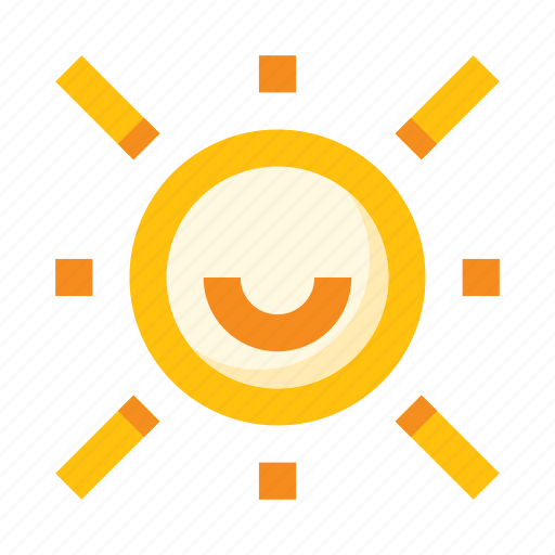 Sun, smile, sunny, summer, hot, heat icon - Download on Iconfinder