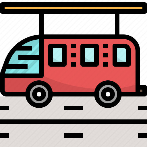 Bus, car, public, street, transportation, travel, van icon - Download on Iconfinder