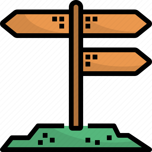 Direction, navigation, post, sign, street icon - Download on Iconfinder