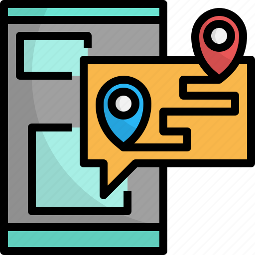 Application, booking, map, online, phone, travel icon - Download on Iconfinder