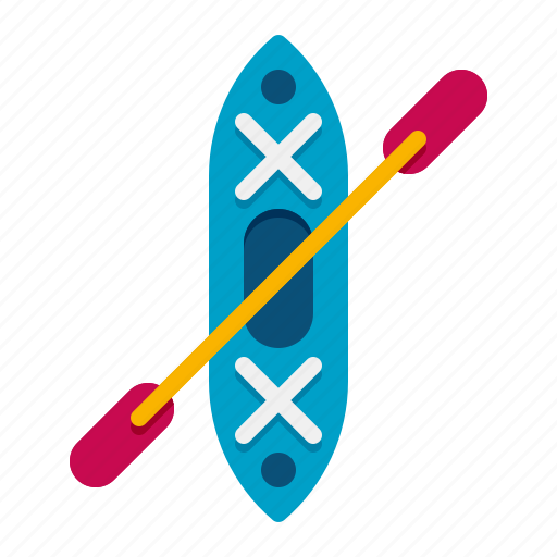 Kayaking, kayak, paddle, paddler, canoeing icon - Download on Iconfinder