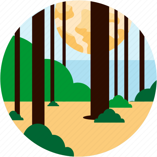 Bush, forest, leaves, spots, sun, vacation icon - Download on Iconfinder