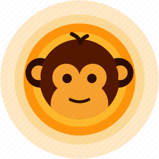 Adorable, cute, monkey, smile, spots, vacation icon - Download on Iconfinder