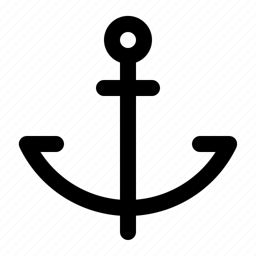Anchor, ship, boat, transportation, travel, vacation icon - Download on Iconfinder