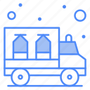 transport, delivery, truck, medicine, ambulance