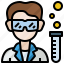 scientist, user, science, avatar, man 