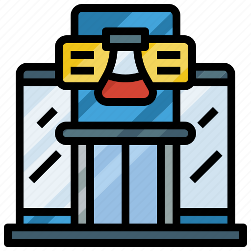 Esearch, center, laboratory, education, building, science icon - Download on Iconfinder