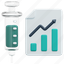 statistics, bar, chart, stats, vaccination, healthcare, and, medical, syringe, growth, 3d, element 