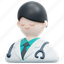 doctor, user, man, avatar, healthcare, professions, and, jobs, vaccine, 3d, illustration 