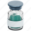 ampoule, vaccine, vial, medicine, drug, healthcare, and, medical, serum, 3d, object 