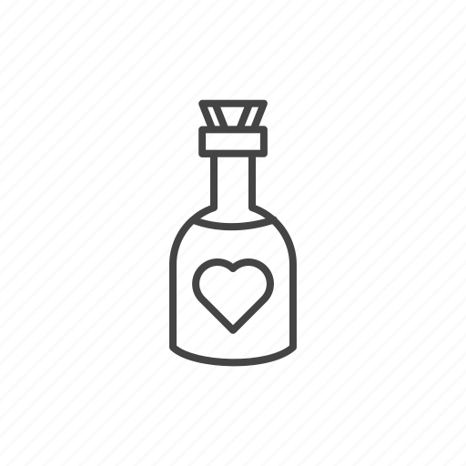 Valentine, bottle, drink, liquid icon - Download on Iconfinder