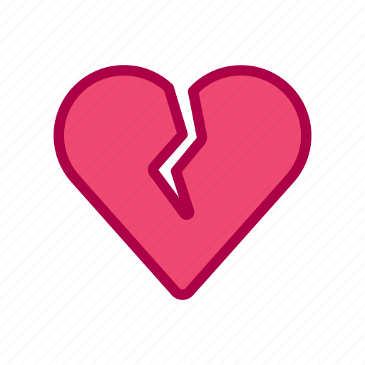 Broken, heart, valentine icon - Download on Iconfinder