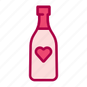 love, valentine, wine