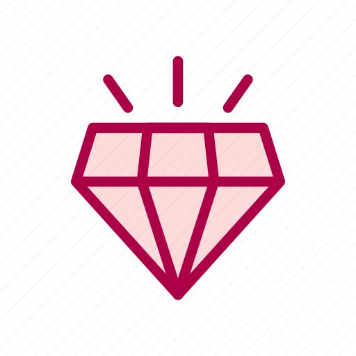 Diamond, gift, love, romance, romantic, shiny, valentine icon - Download on Iconfinder