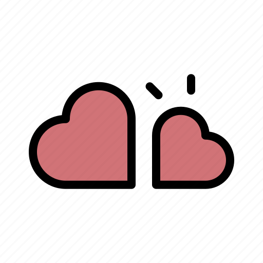 Heart, hearts, love, romance, valentine, valentine's day icon - Download on Iconfinder