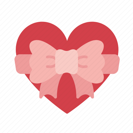 Gift, love, valentine, box, heart, present, romantic icon - Download on Iconfinder
