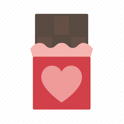 Chocolate, valentine, food, heart, love, sweet, sweets icon - Download on Iconfinder