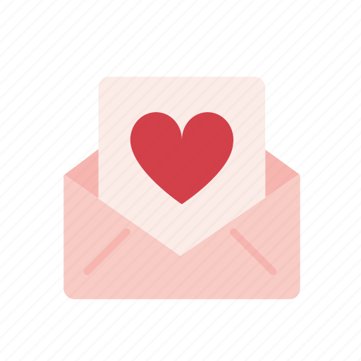 Letter, love, valentine, mail, message, romance, romantic icon - Download on Iconfinder