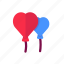 balloon, heart, love, message, romance, valentine, valentines 