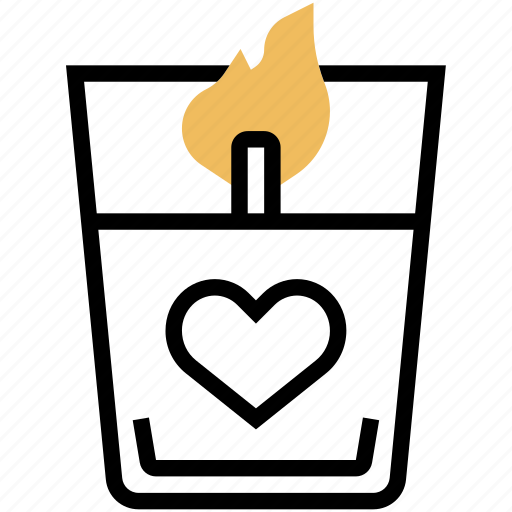 Aroma, warm, light, candle, decoration icon - Download on Iconfinder