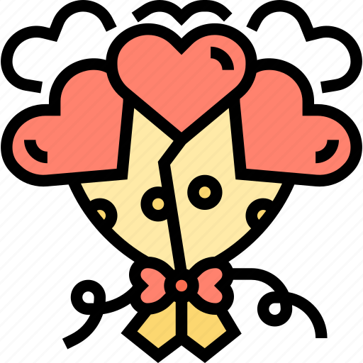 Love, romantic, celebration, bouquet, heart icon - Download on Iconfinder