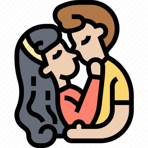 Love, romantic, kiss, couple, dating icon - Download on Iconfinder